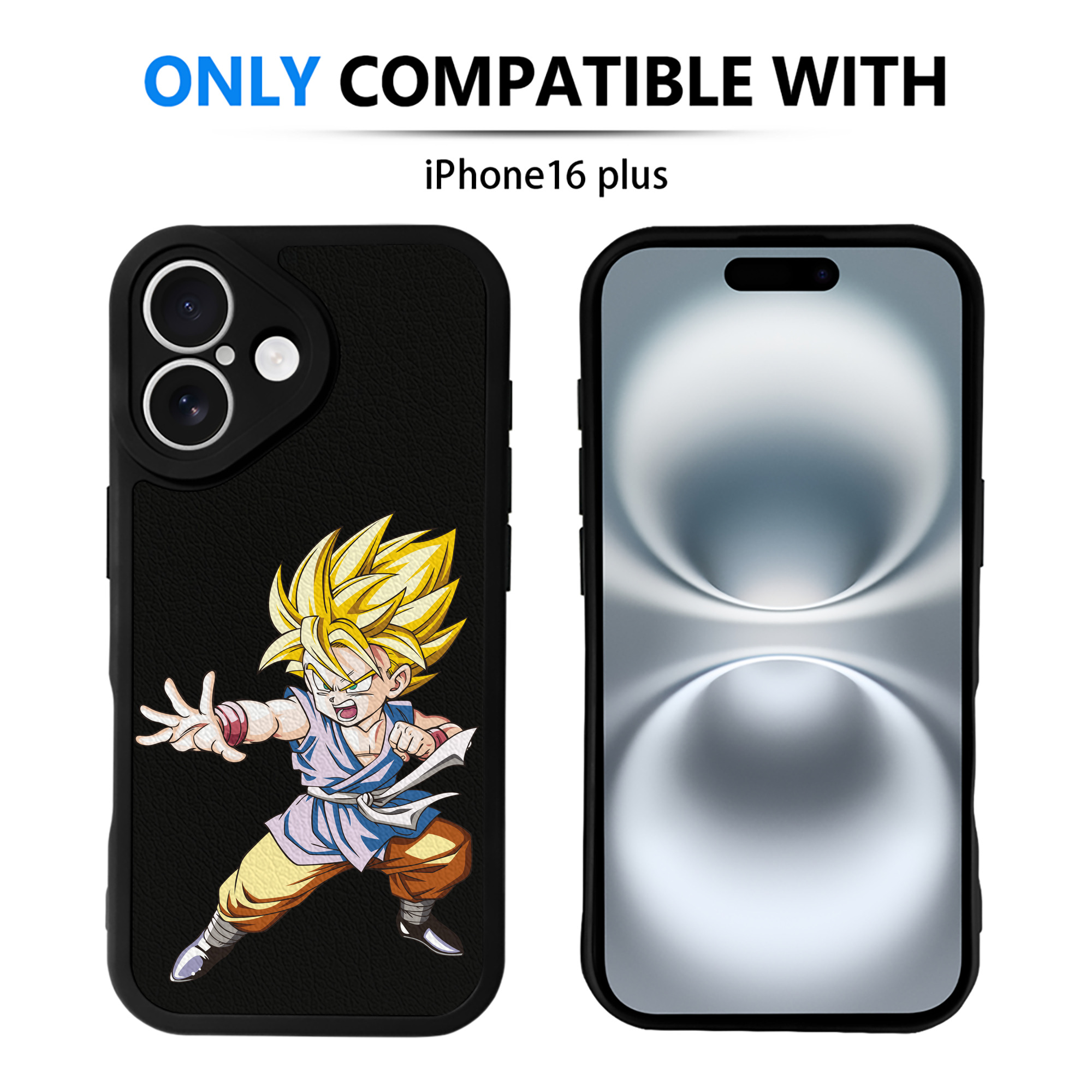 （画像用） ドラゴンボール ベジット DRAGON BALL Vegetto 【iPhone 16シリーズ対応】シリコンスマホケース（レザー調） 材質：シリコン